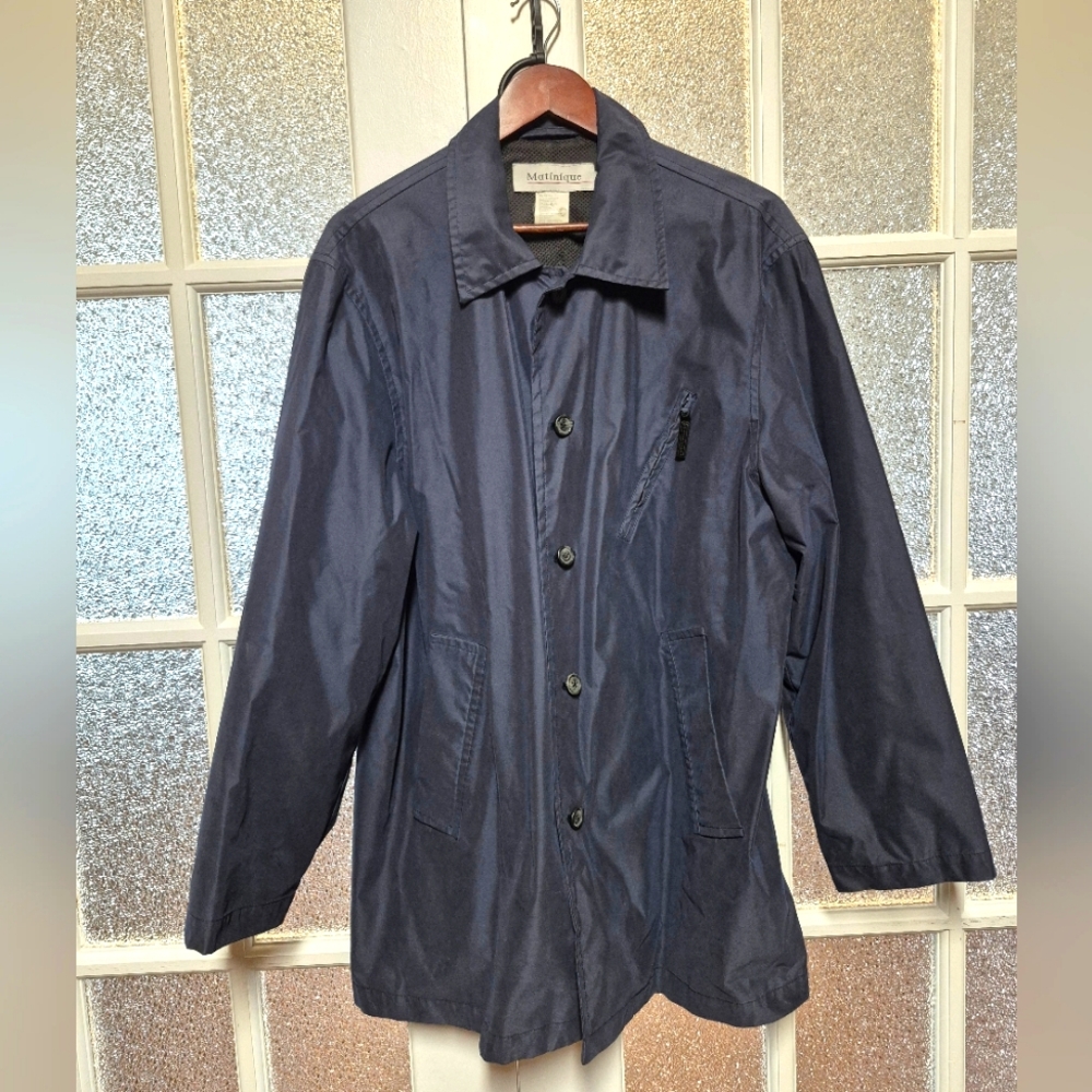 Matinique Men's Dark Navy Blue Jacket Medium